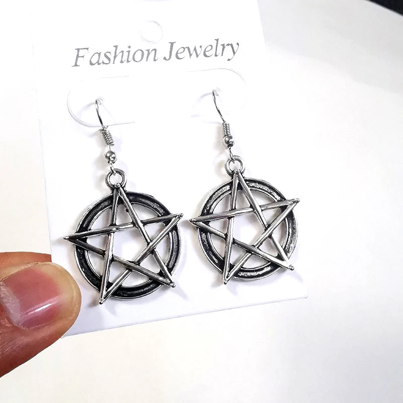 Antique Fairy Wings Grunge Dangling Earring