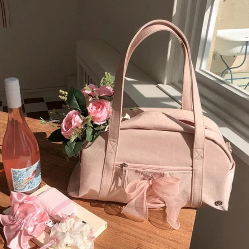 Nylon Sewing Thread Crossbody Shoulder Bag