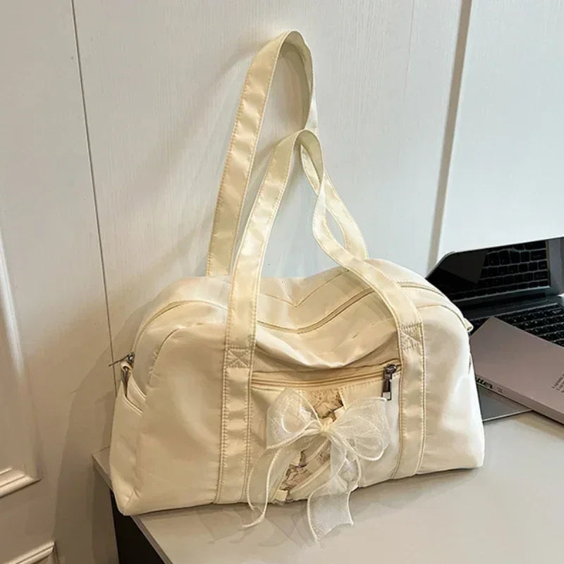 Nylon Sewing Thread Crossbody Shoulder Bag