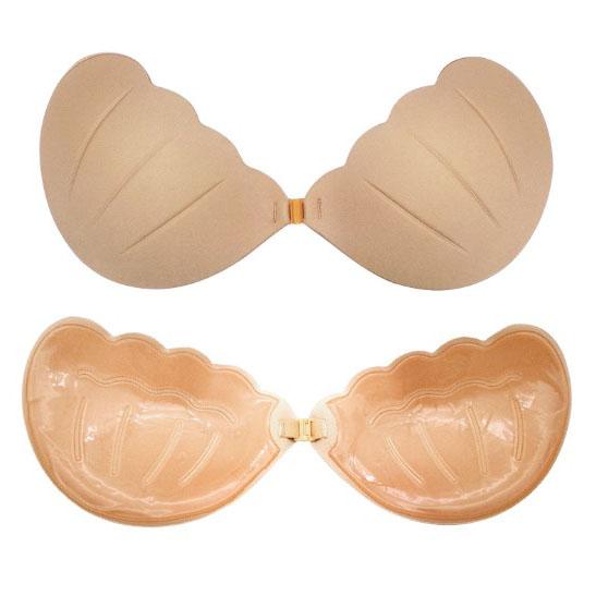 Sexy Nylon Shell One-pieces Invisible Bra - Mislish