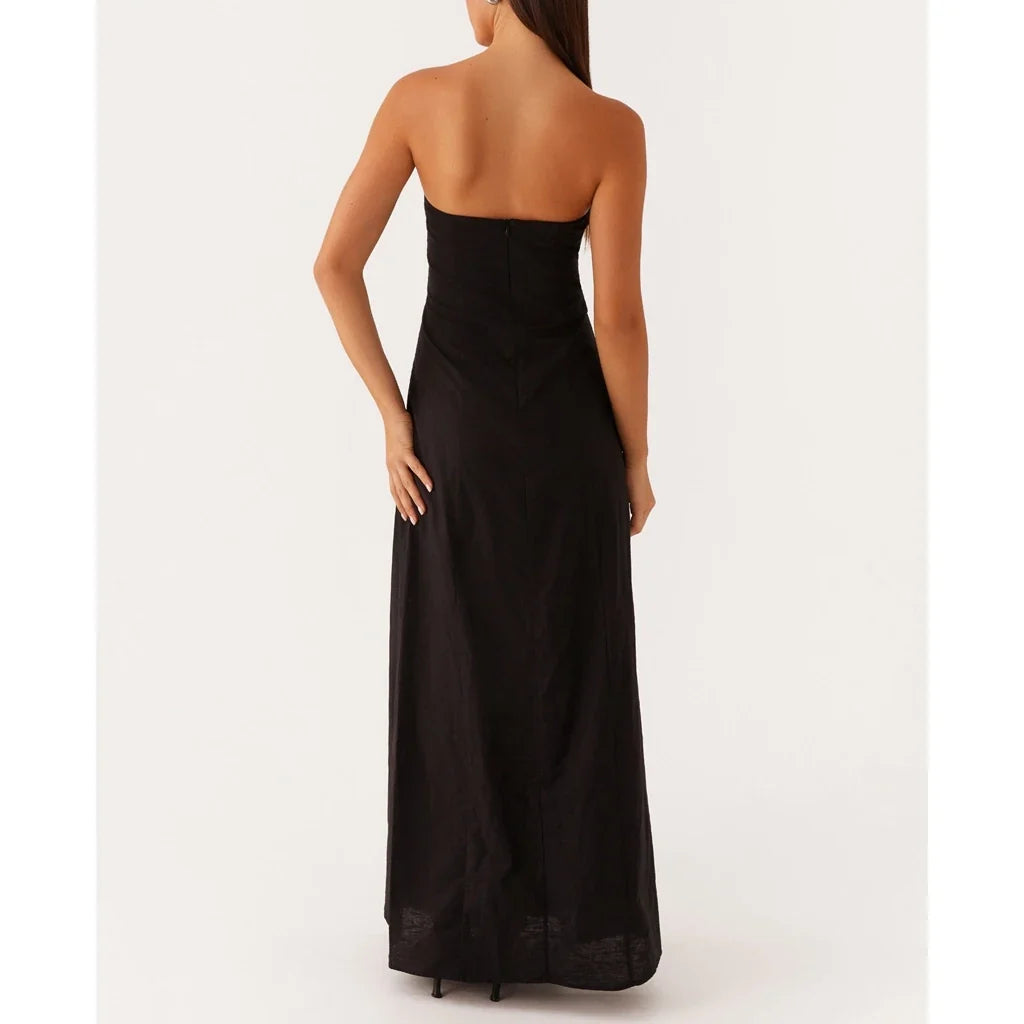Ruched Floral Off Shoulder A-Line Vacation Dress