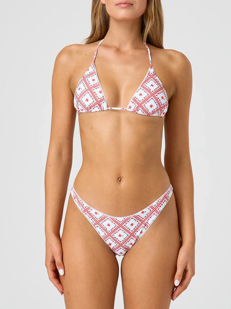 Floral Underwire Bikini Set - Fashionpara
