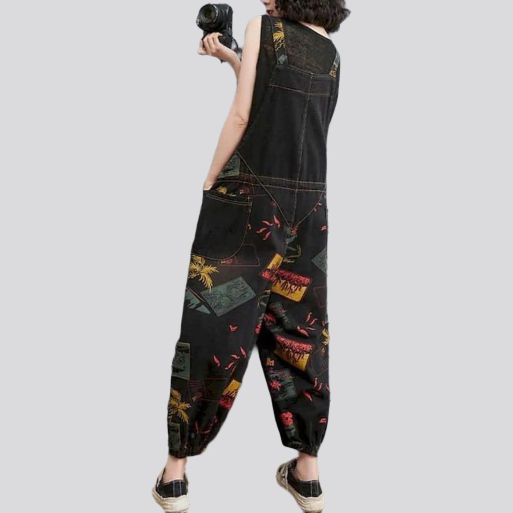 Y2k baggy women's jeans jumpsuit - Fashionpara