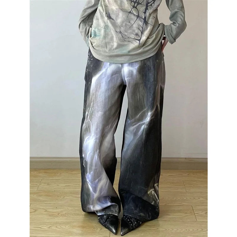 Vintage Gothic Elevated Waist Pant