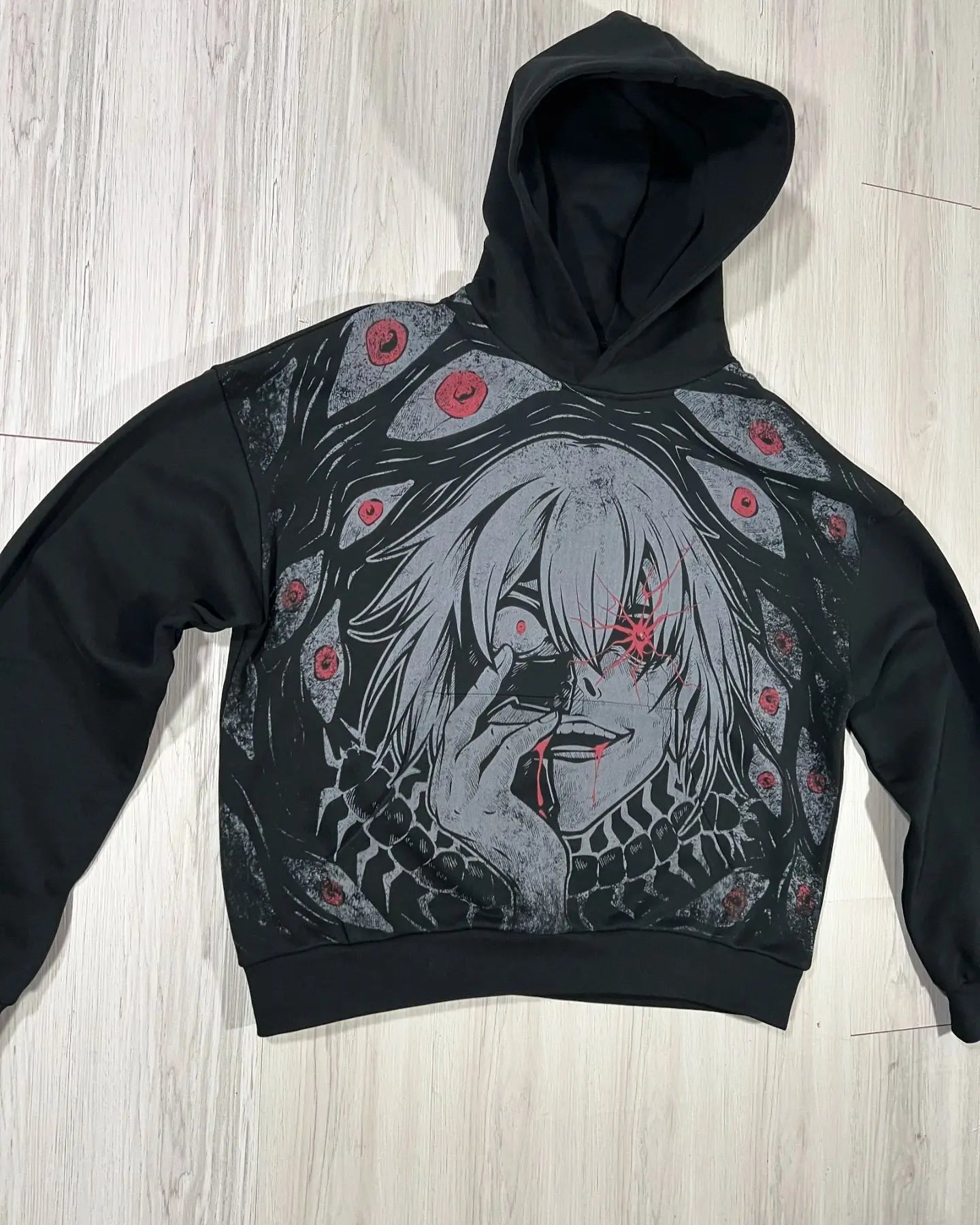 Y2K Mysterious Cartoon Zipper Hoodie