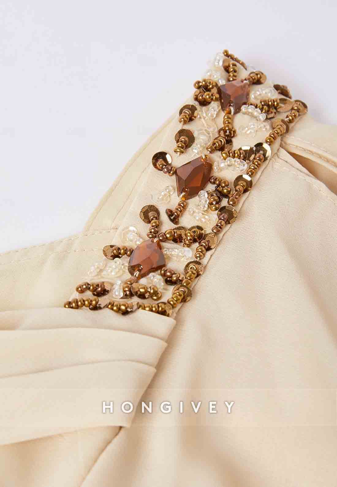 Column Mother of the Bride Dress Wedding Guest Elegant Crew Neck Floor Length Chiffon Beading Cascading Ruffles