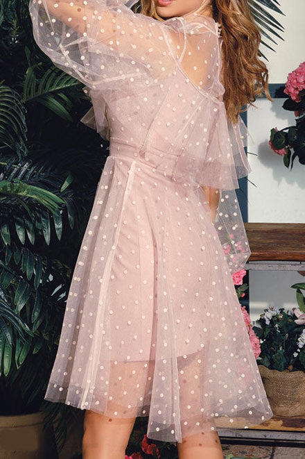 Short A-Line Tulle Party Homecoming Dresses - Fashionpara