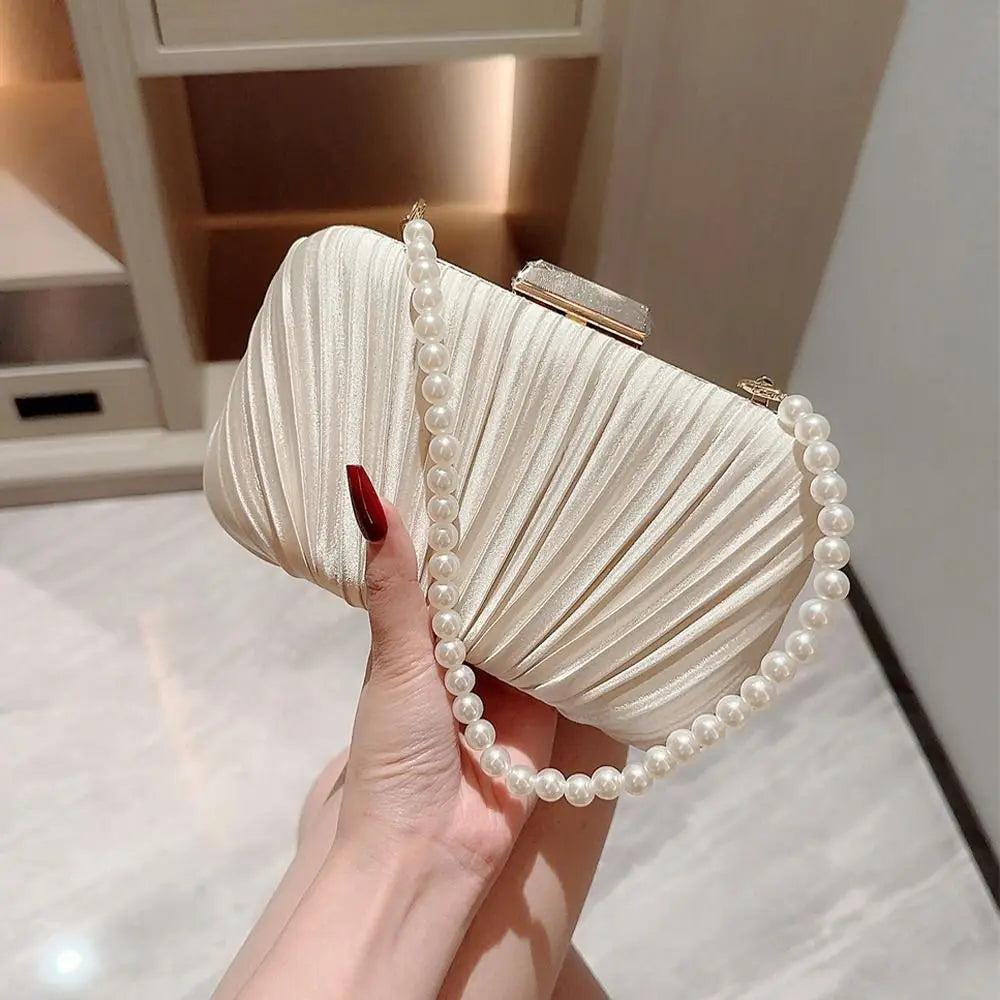 Silk Evening Bag Elegant Fashion Banquet Clutch Bag