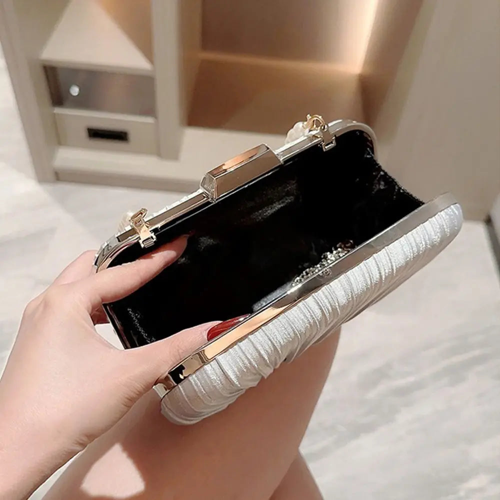 Silk Evening Bag Elegant Fashion Banquet Clutch Bag