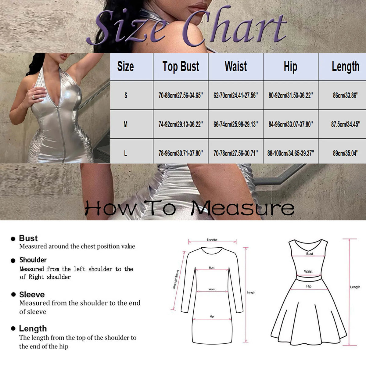 Metallic Faux Leather Halter Zip-Front Bodycon Dress 6