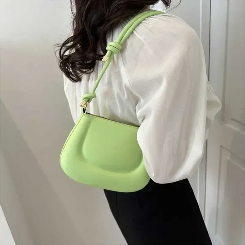 Purple Retro PU Leather Crossbody Shoulder Bag