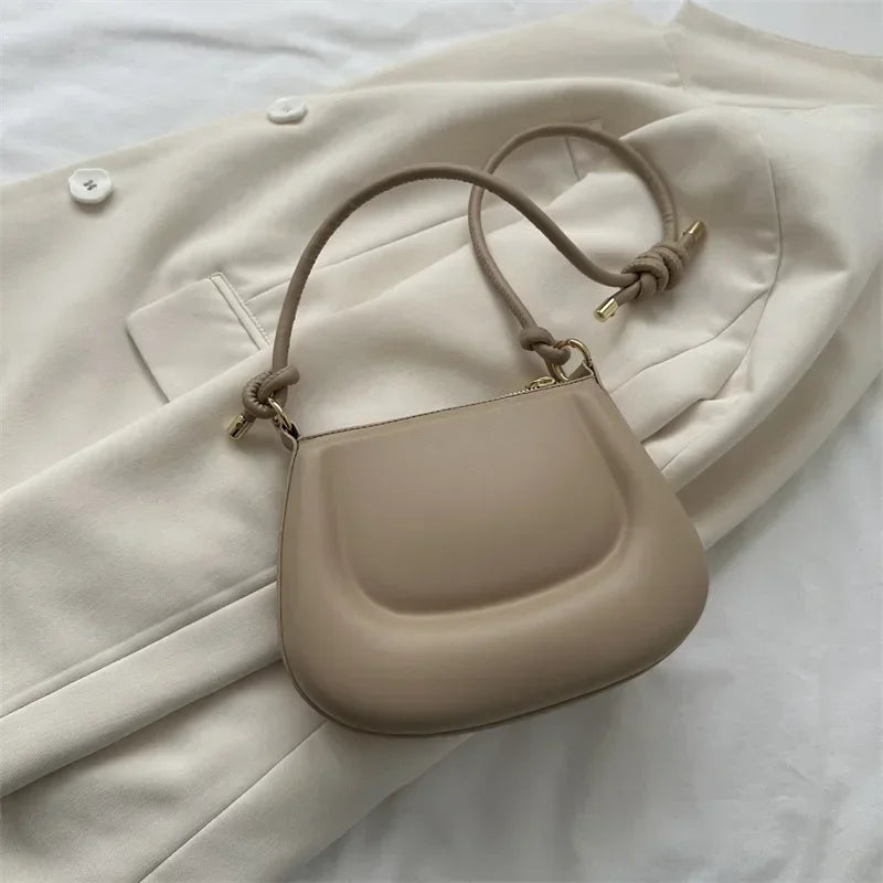 Purple Retro PU Leather Crossbody Shoulder Bag