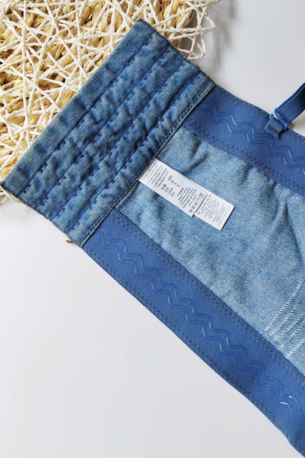 Solid Corset Denim Cami Top - Fashionpara