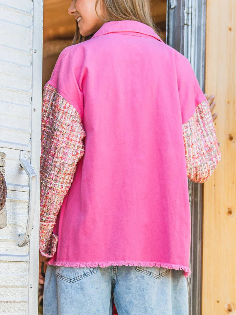 Splicing Elegant Fashion Loose Chic Commuting New Autumn Coats - Fashionpara