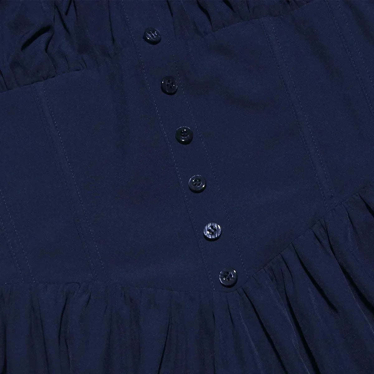 Square Neck Puff Sleeve Corset Fit and Flare Mini Dress - View 7