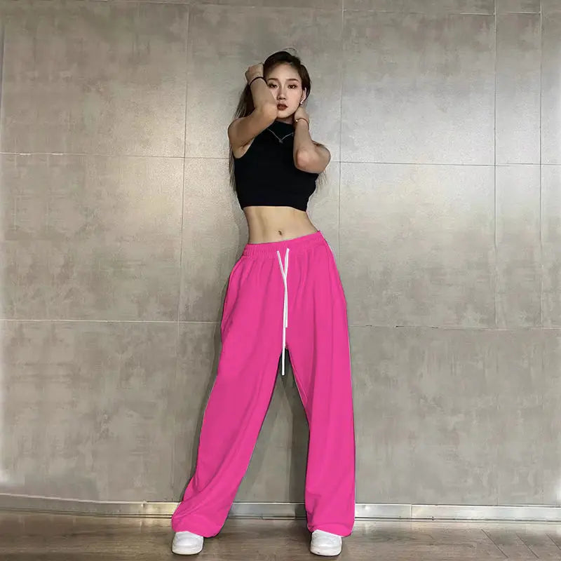 Elastic Waist Casual Jogging Pants