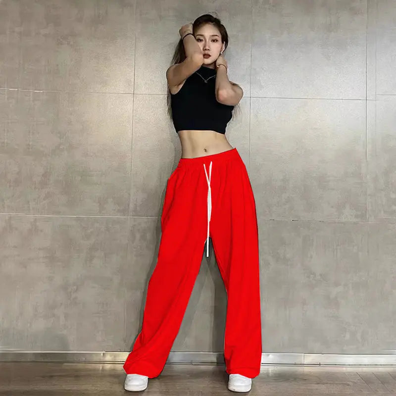 Elastic Waist Casual Jogging Pants