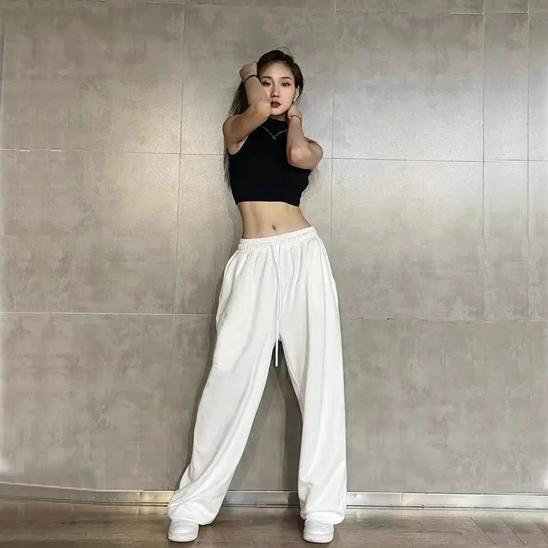 Elastic Waist Casual Jogging Pants