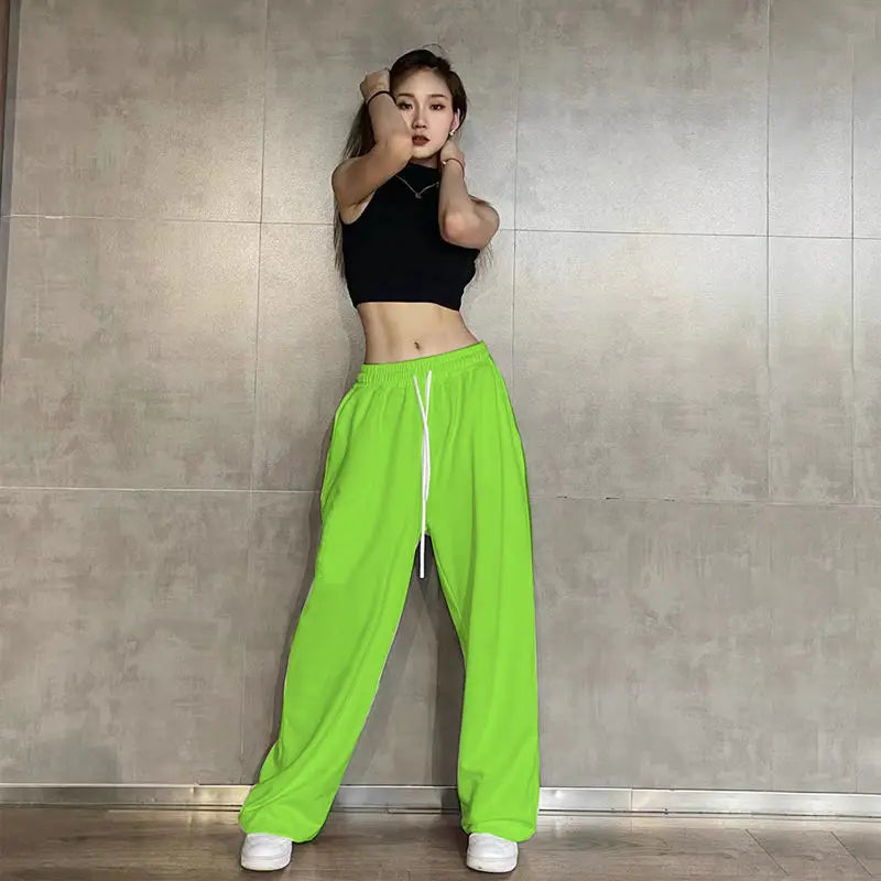 Elastic Waist Casual Jogging Pants
