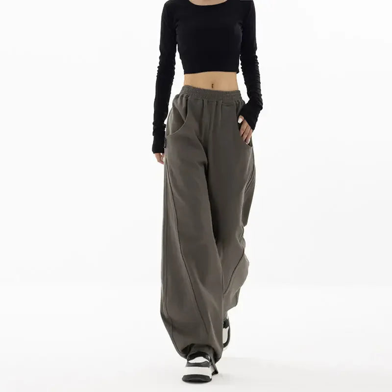 Solid Casual Street Dance Pants
