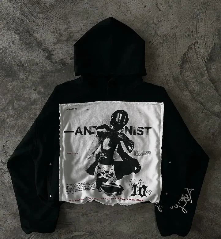 Cartoon Graphic Printed Hoodie