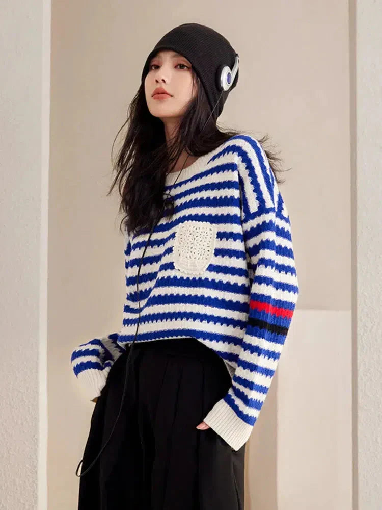 Striped Knitted Sweater 3
