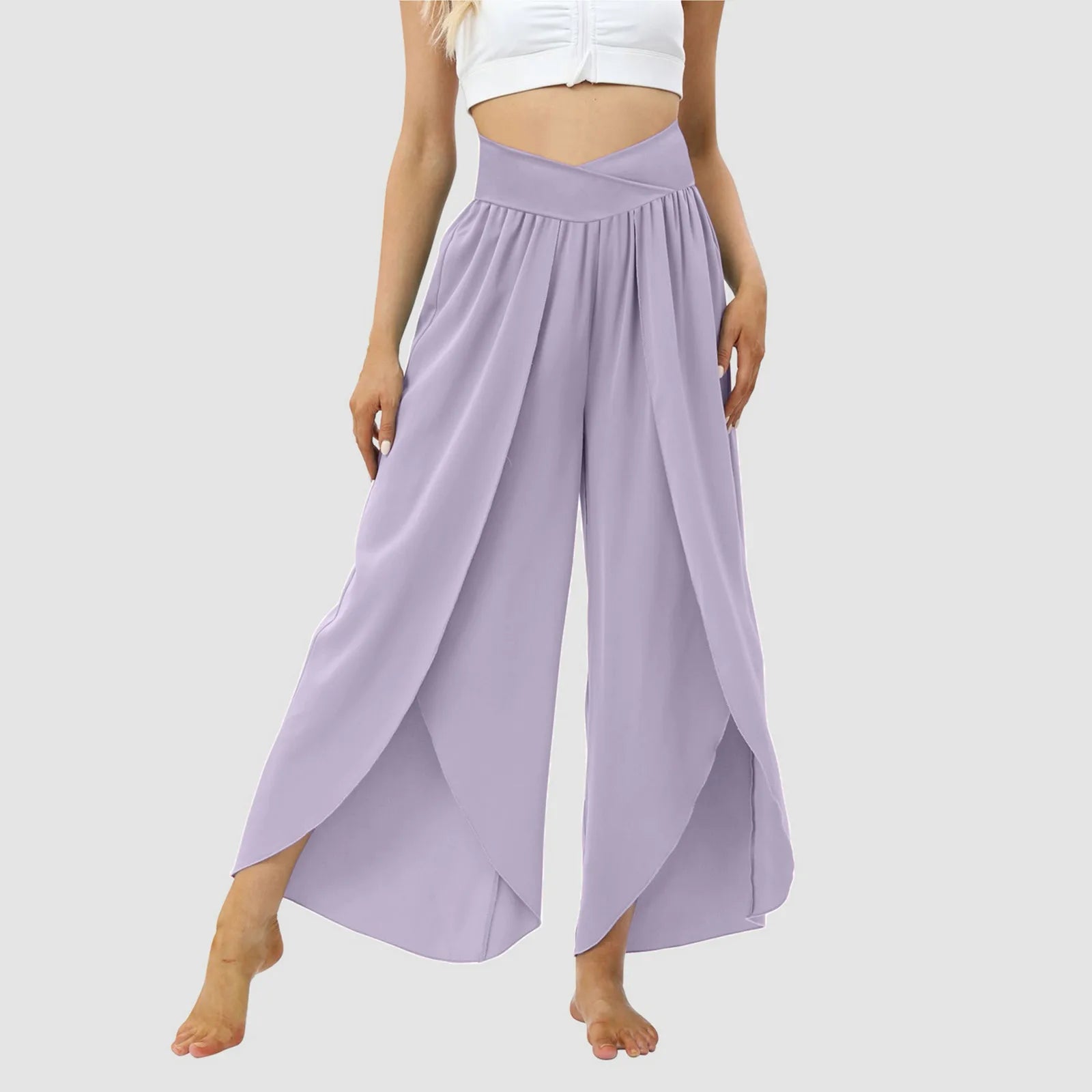 Tulle Ruffled Pleated Summer Pants