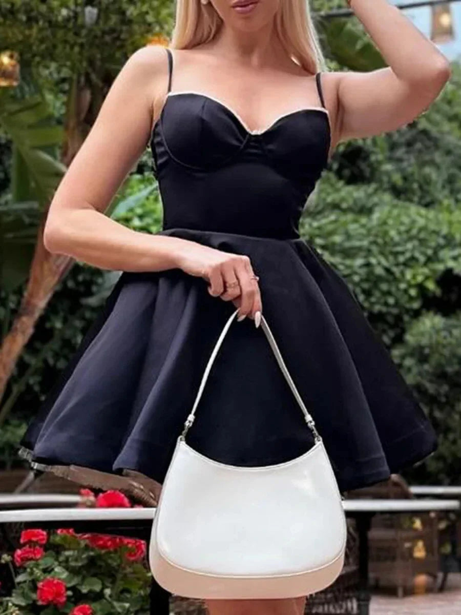 Tulle Skirt Floral Print A-line Floral Dress