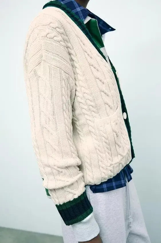 Eight Leg V-neck Cardigan 4