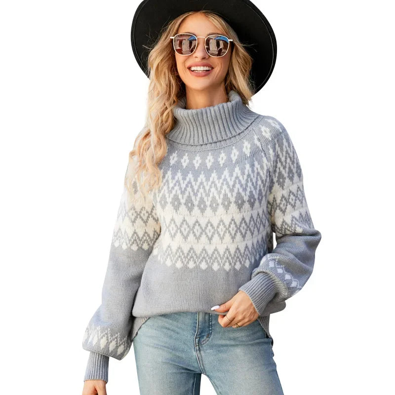 Turtleneck  Simple  Thick Warm Sweater