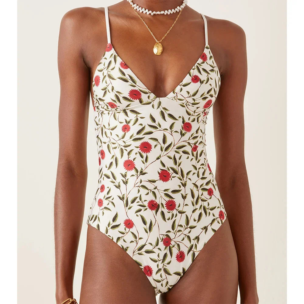 Brazilian Bikini Set with Cover Up One Piece