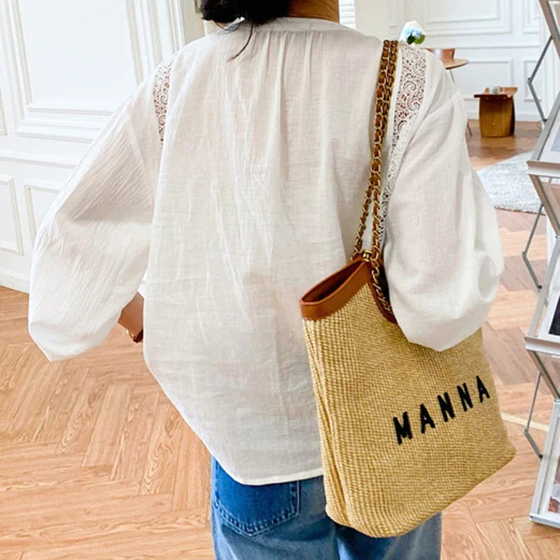 Cotton White Lace Lantern Sleeve Oversize Boho Blouse