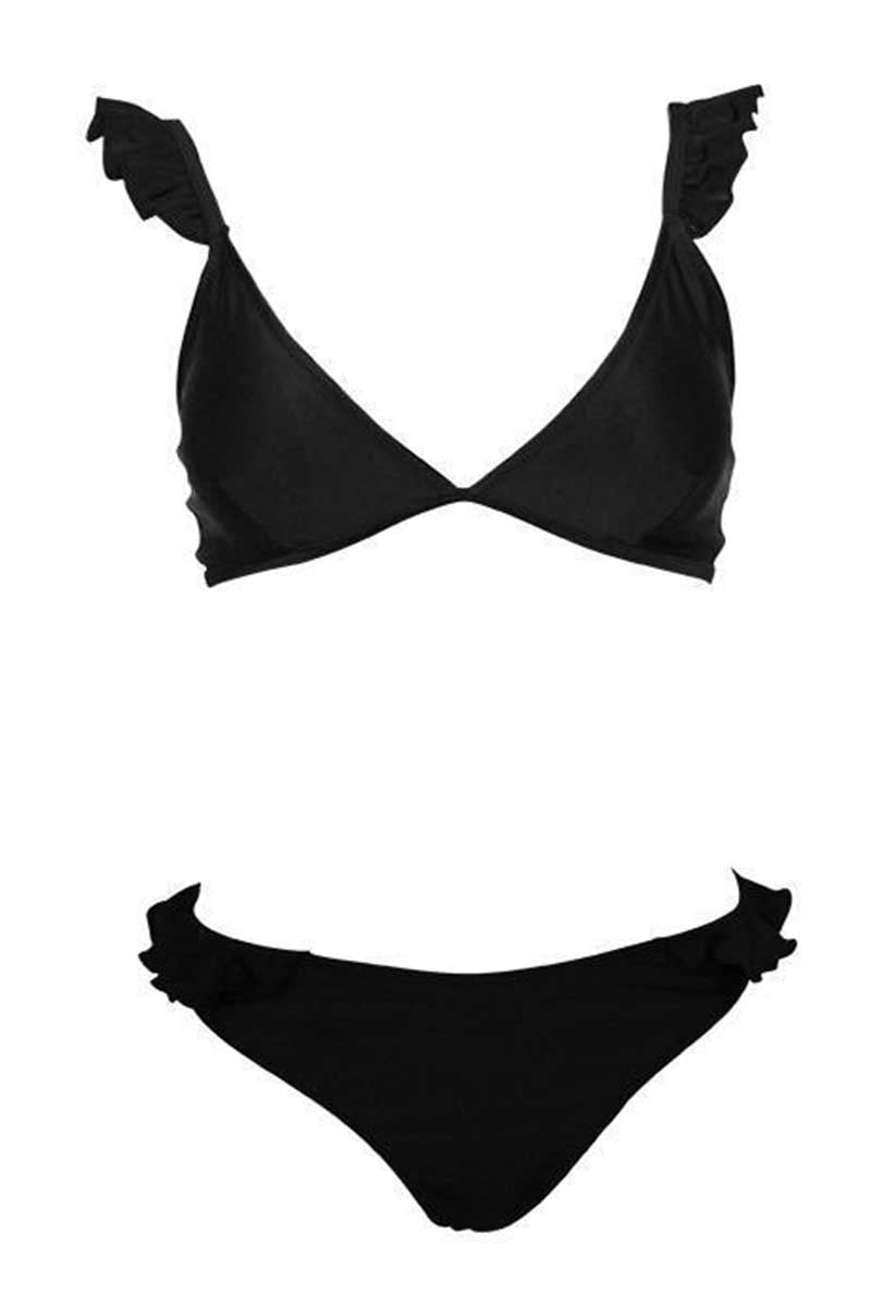 Florcoo Solid Two-piece Swimwear - Fashionpara