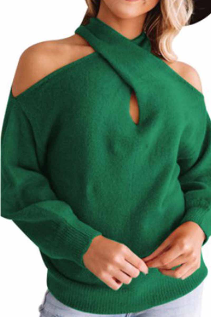 Florcoo Stylish Hollow-Out Loose Sweater in Three Colors