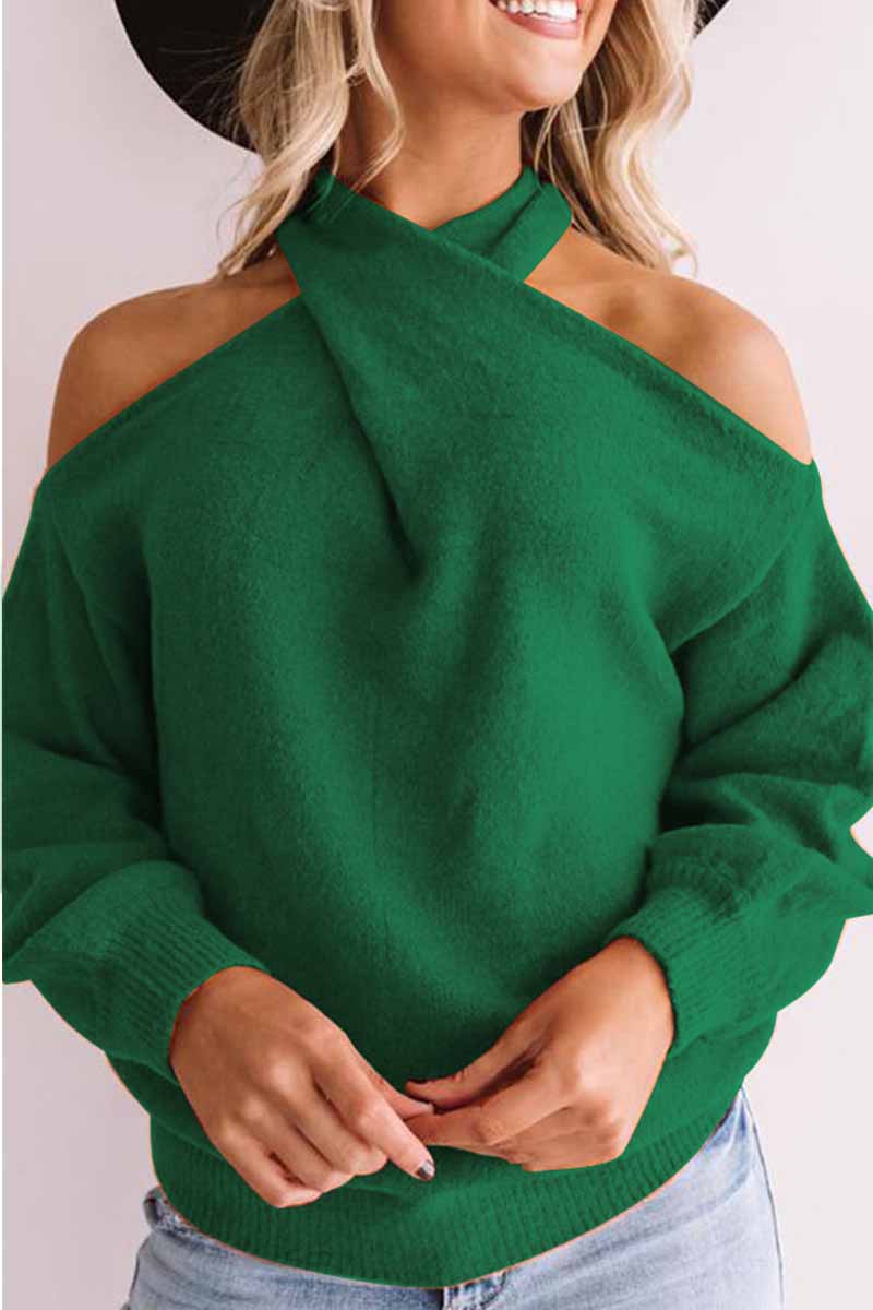 Florcoo Stylish Hollow-Out Loose Sweater in Three Colors