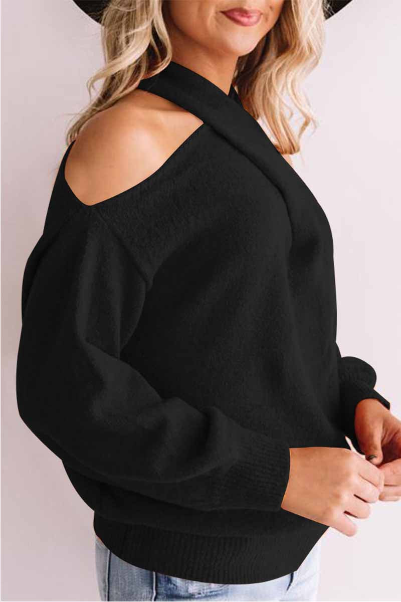 Florcoo Stylish Hollow-Out Loose Sweater in Three Colors