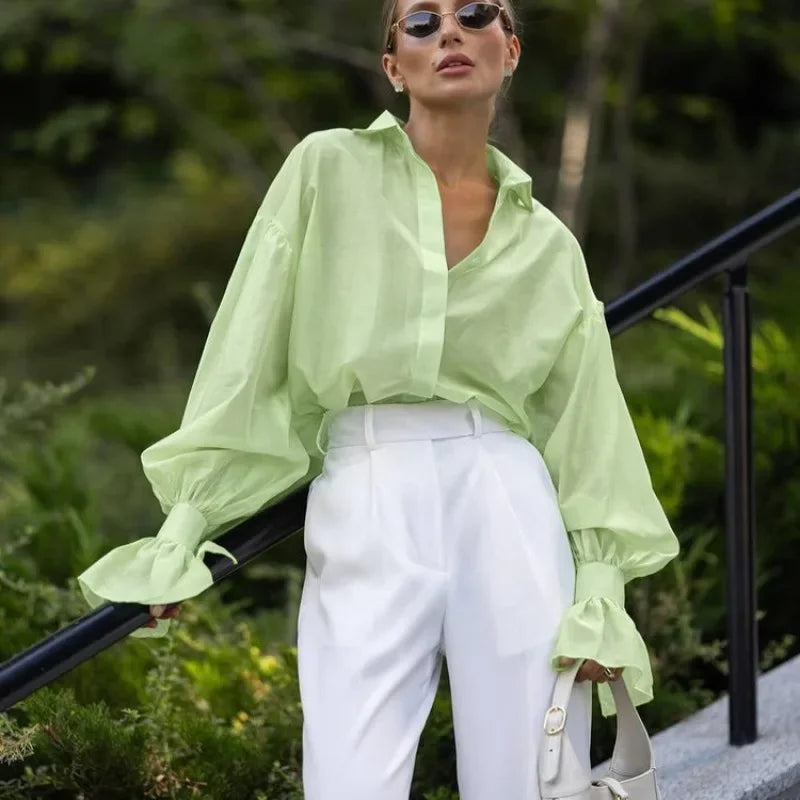 Spring Office Casual Blouse