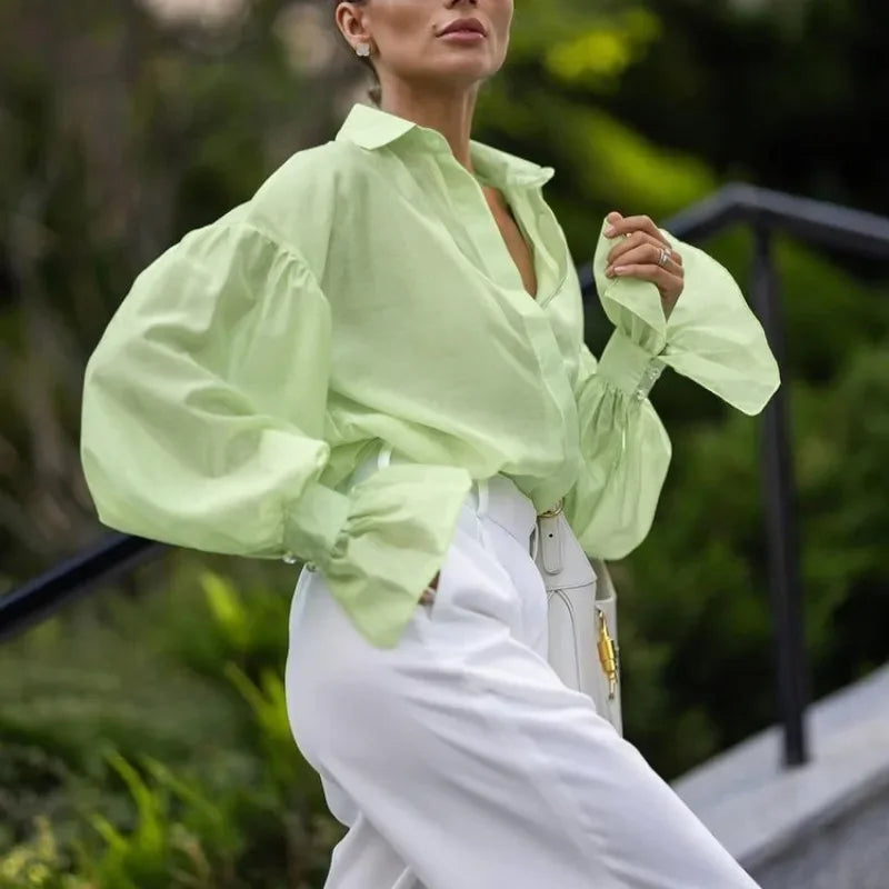 Spring Office Casual Blouse