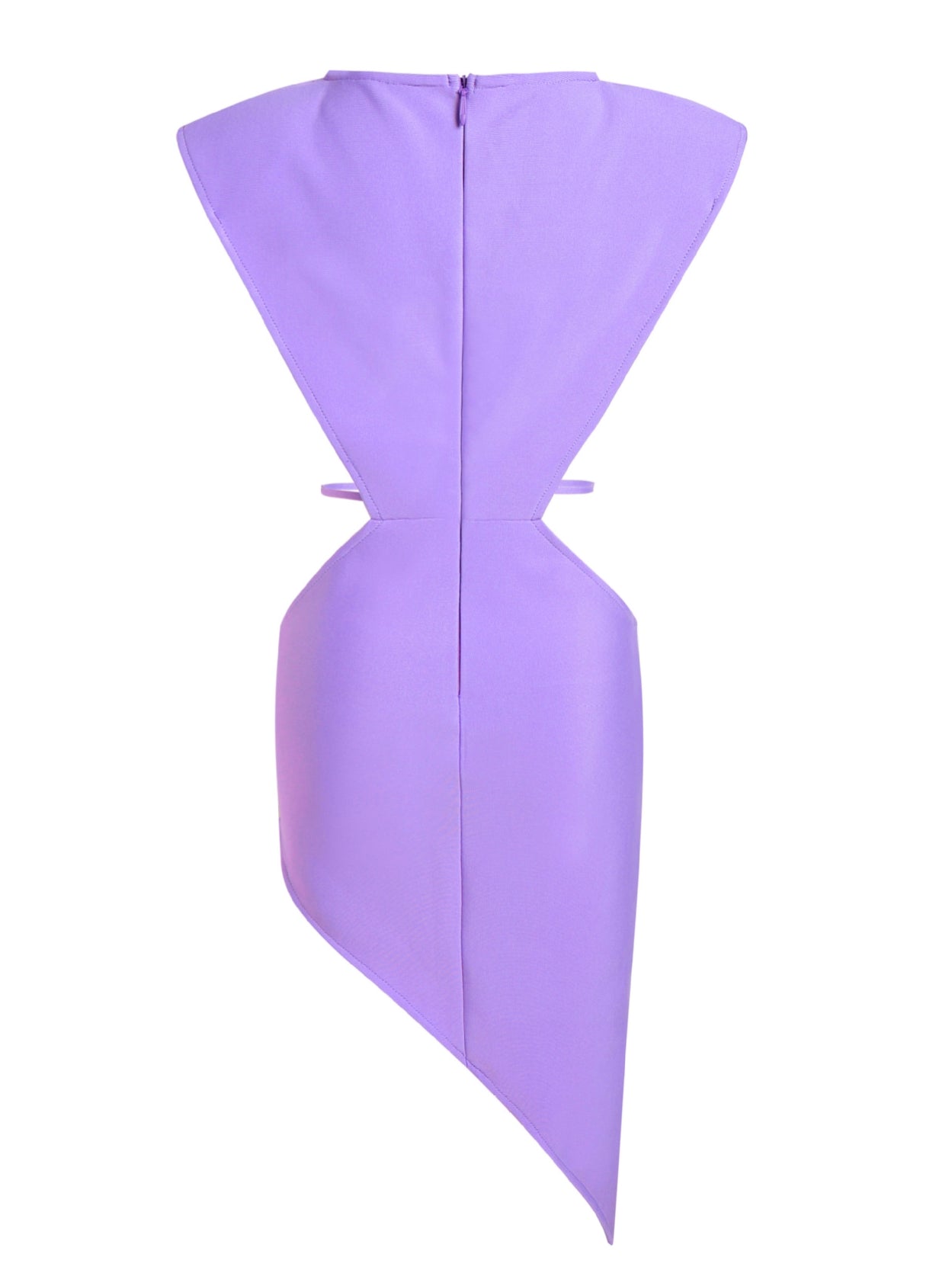 Tossi Embellished Asymmetric Bandage Midi Dress