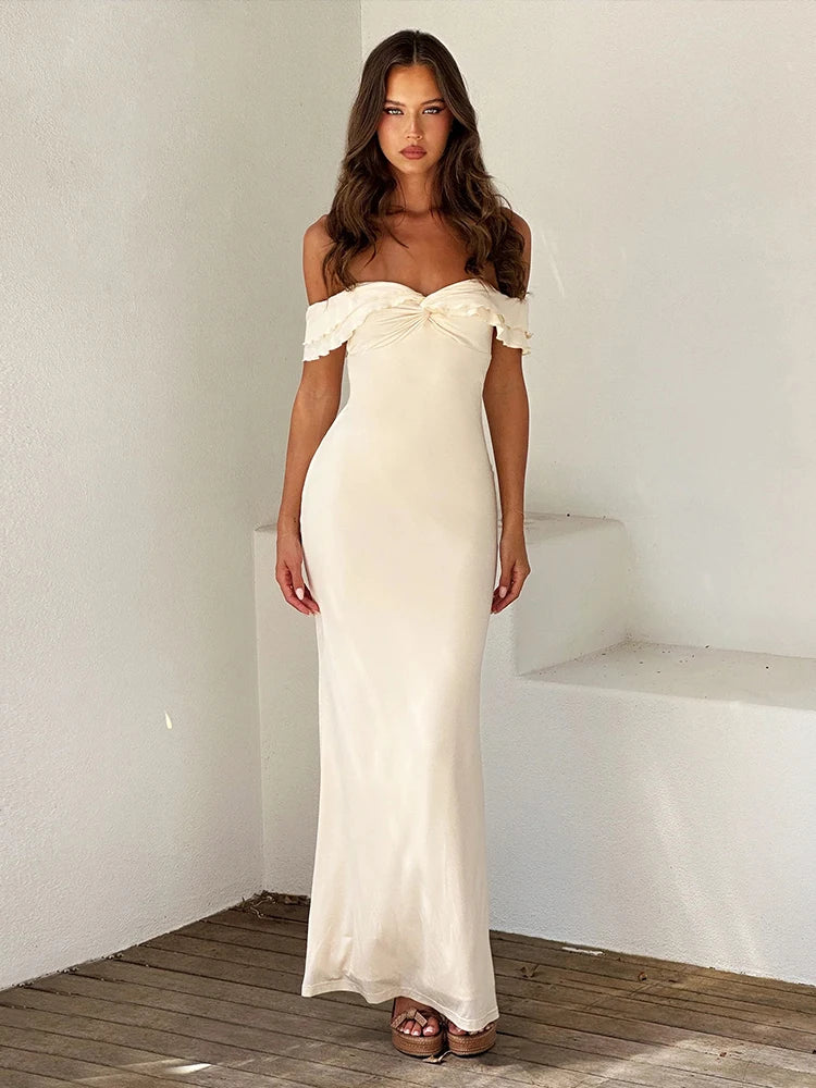 Slim Bodycon Maxi Vacation Dress