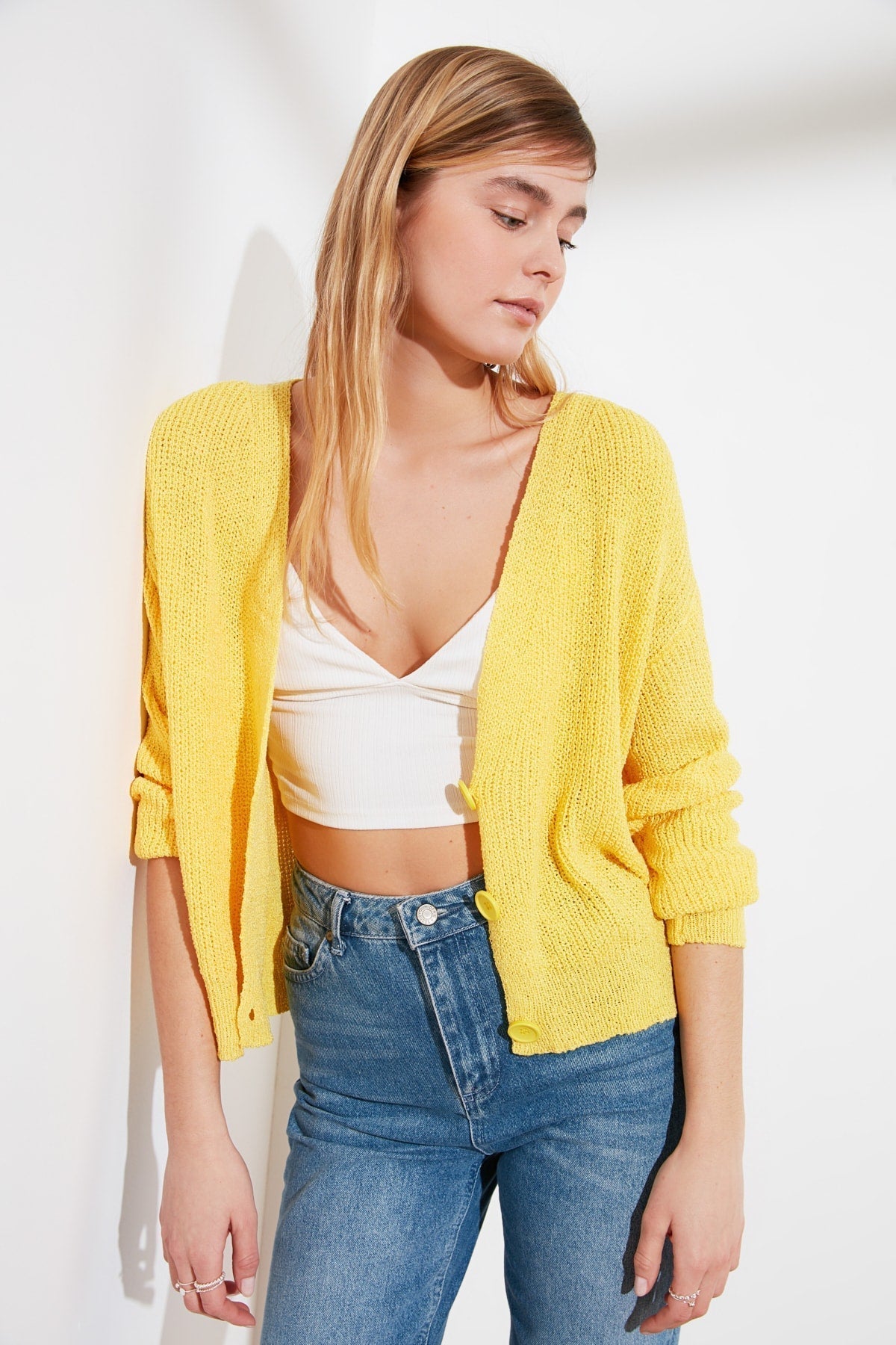 Trendyol Button Detail Cardigan 9