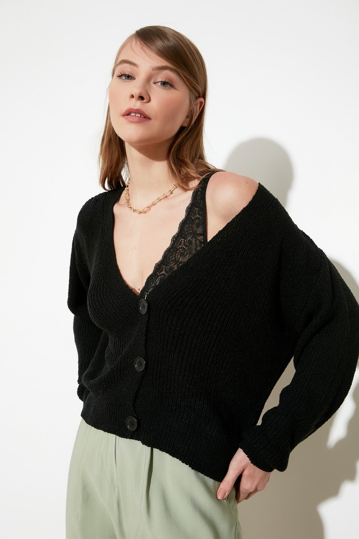 Trendyol Button Detail Cardigan 8