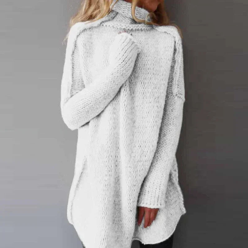 Turtleneck  Loose  Basic Sweater