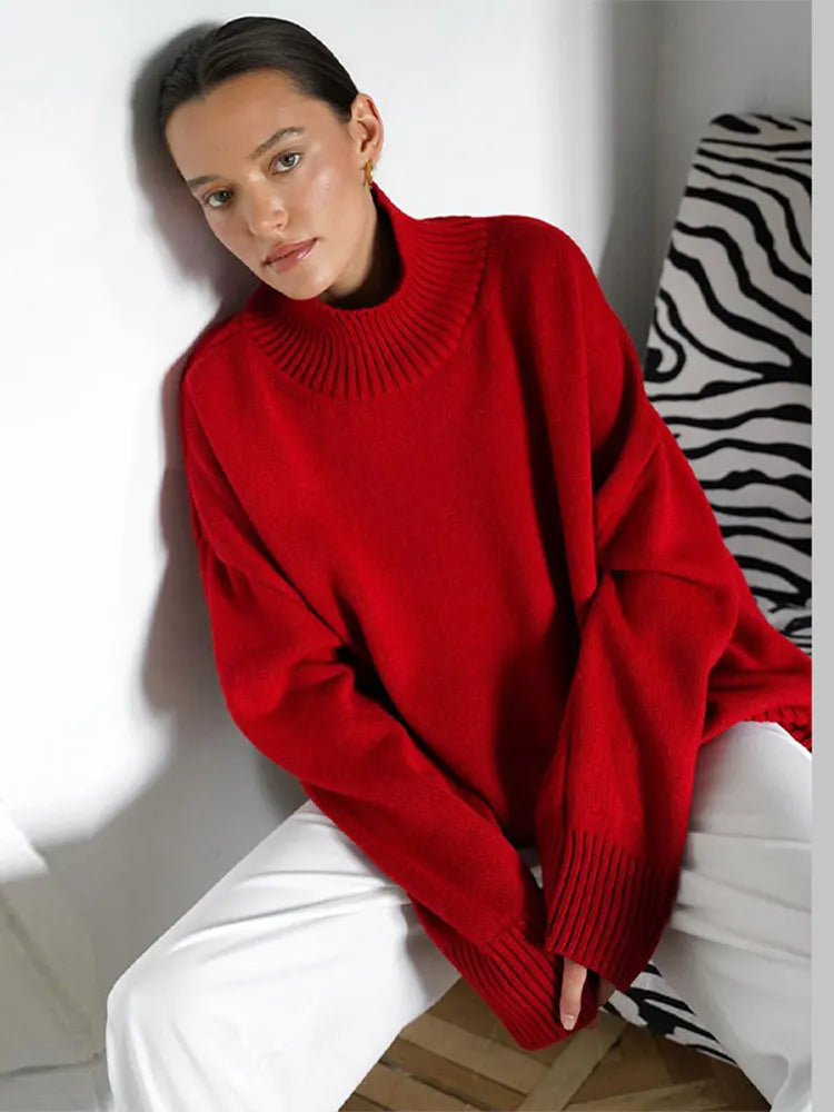 Casual Solid Color Long Sleeve Sweater 7