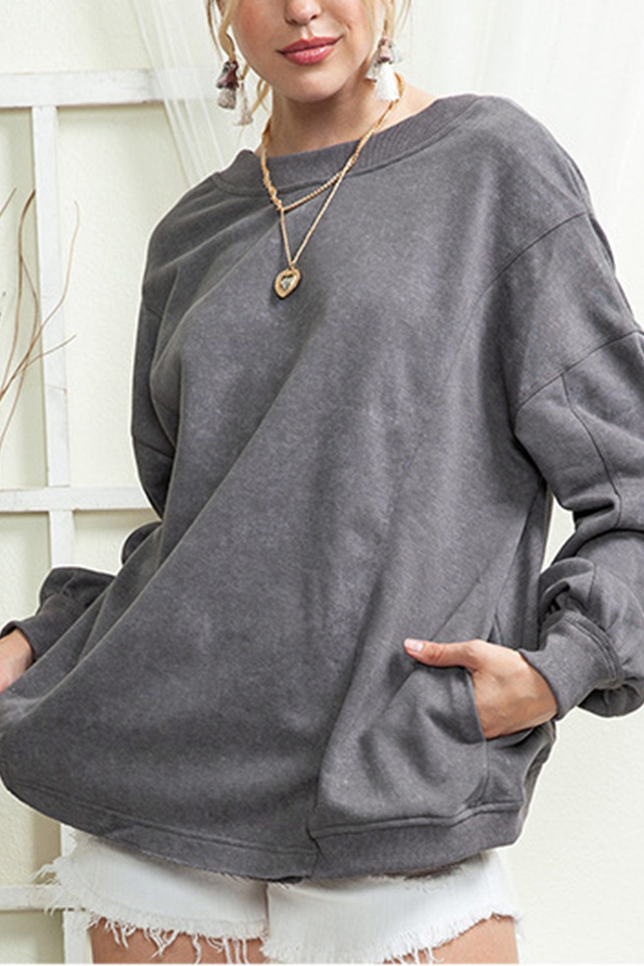 Twisted-back Pocketed Ribbed Tops