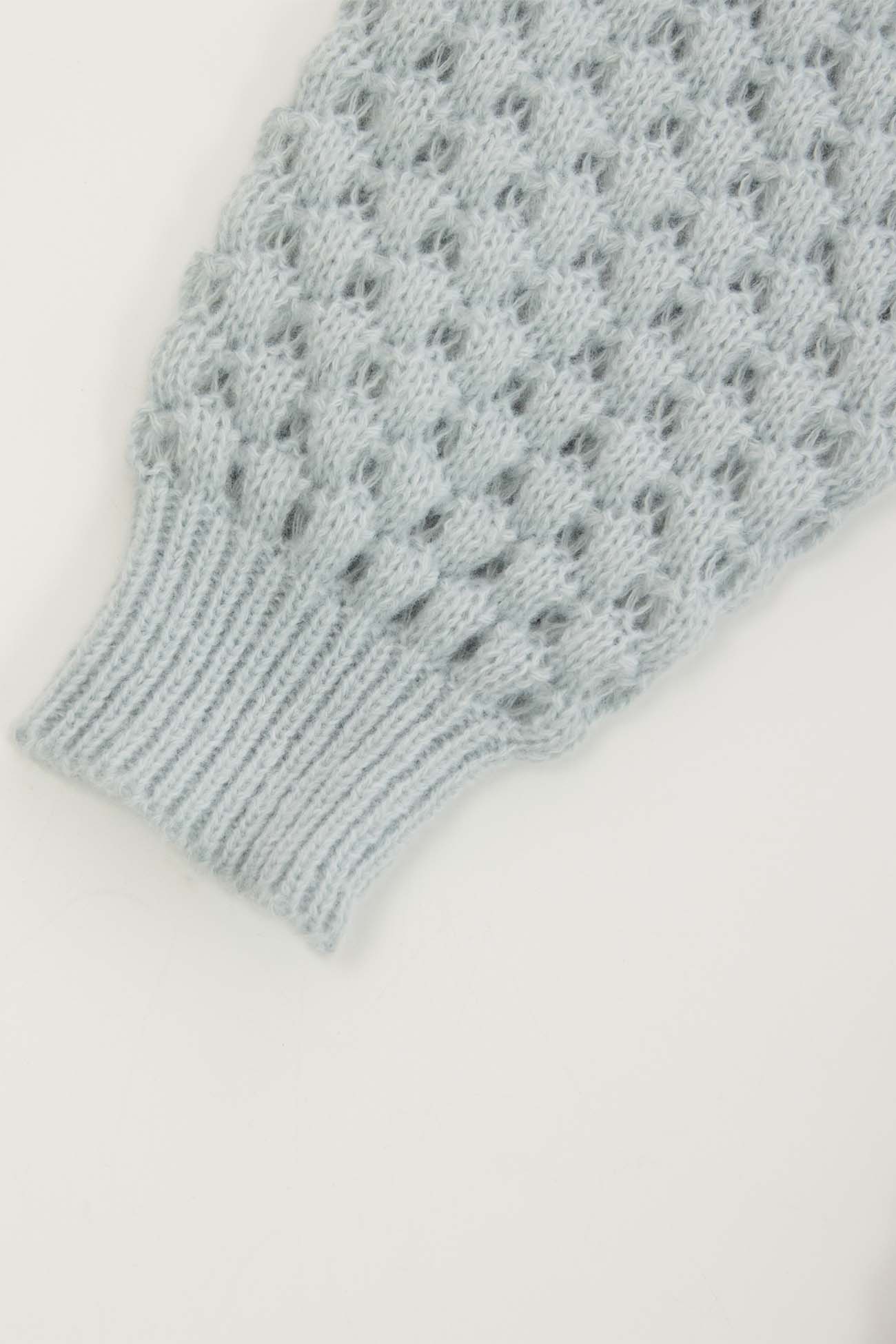 U Neck Cinched Waist Knitted Mini Dress