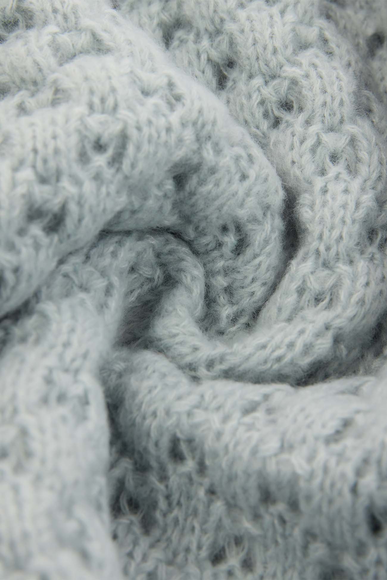 U Neck Cinched Waist Knitted Mini Dress