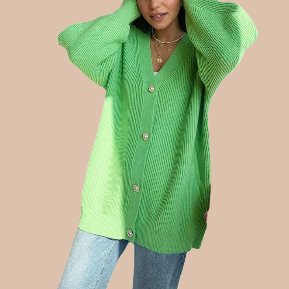 Orro Shop Miranda V-neck Cardigan for Effortless Style