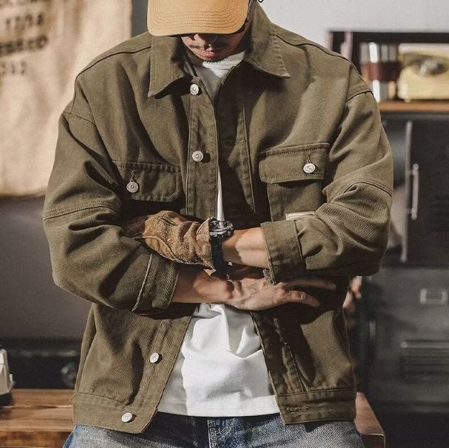 Y2k men's jeans jacket 2
