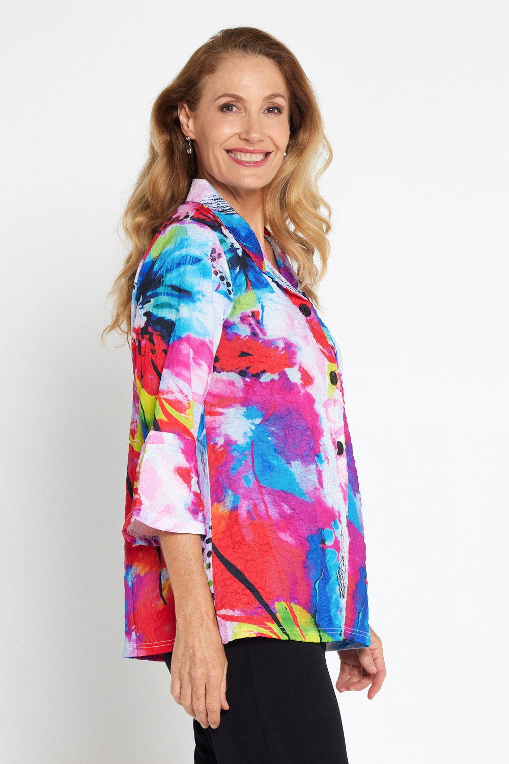 Veronica Blouse - Vivid Watercolour